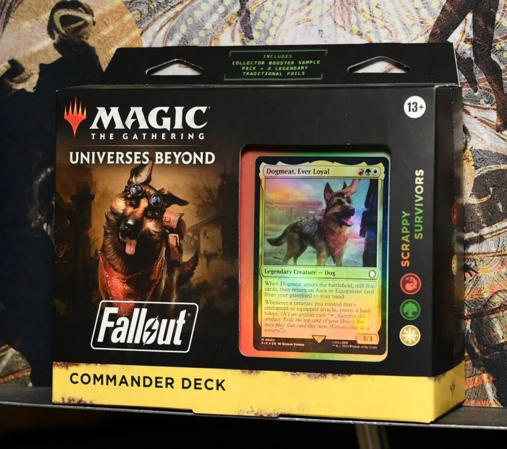 Scrappy Survivors Precon Commander Deck Dogmeat, Ever Loyal sealed