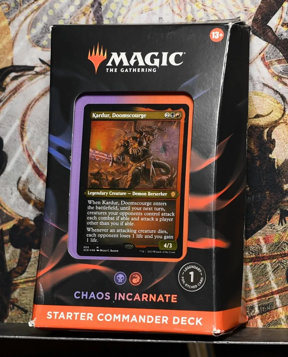 Chaos Incarnate Precon Commander Deck Kardue, Dooscourge Sealed
