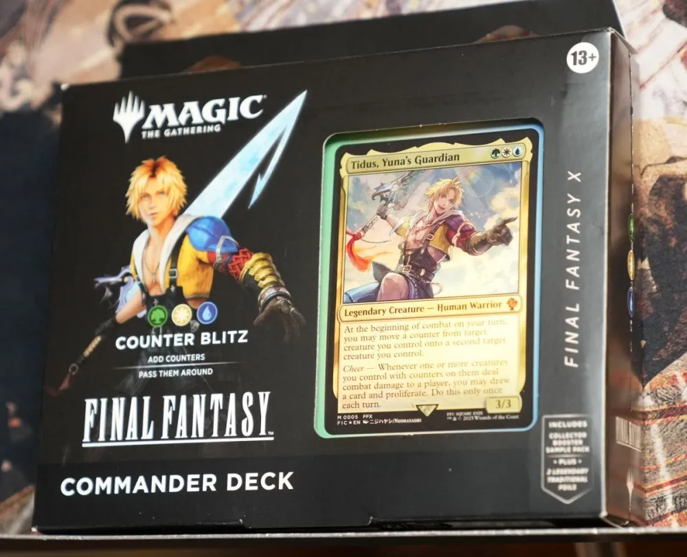 Counter Blitz precon Commander Deck Tidus, Yuna's Guardian Sealed