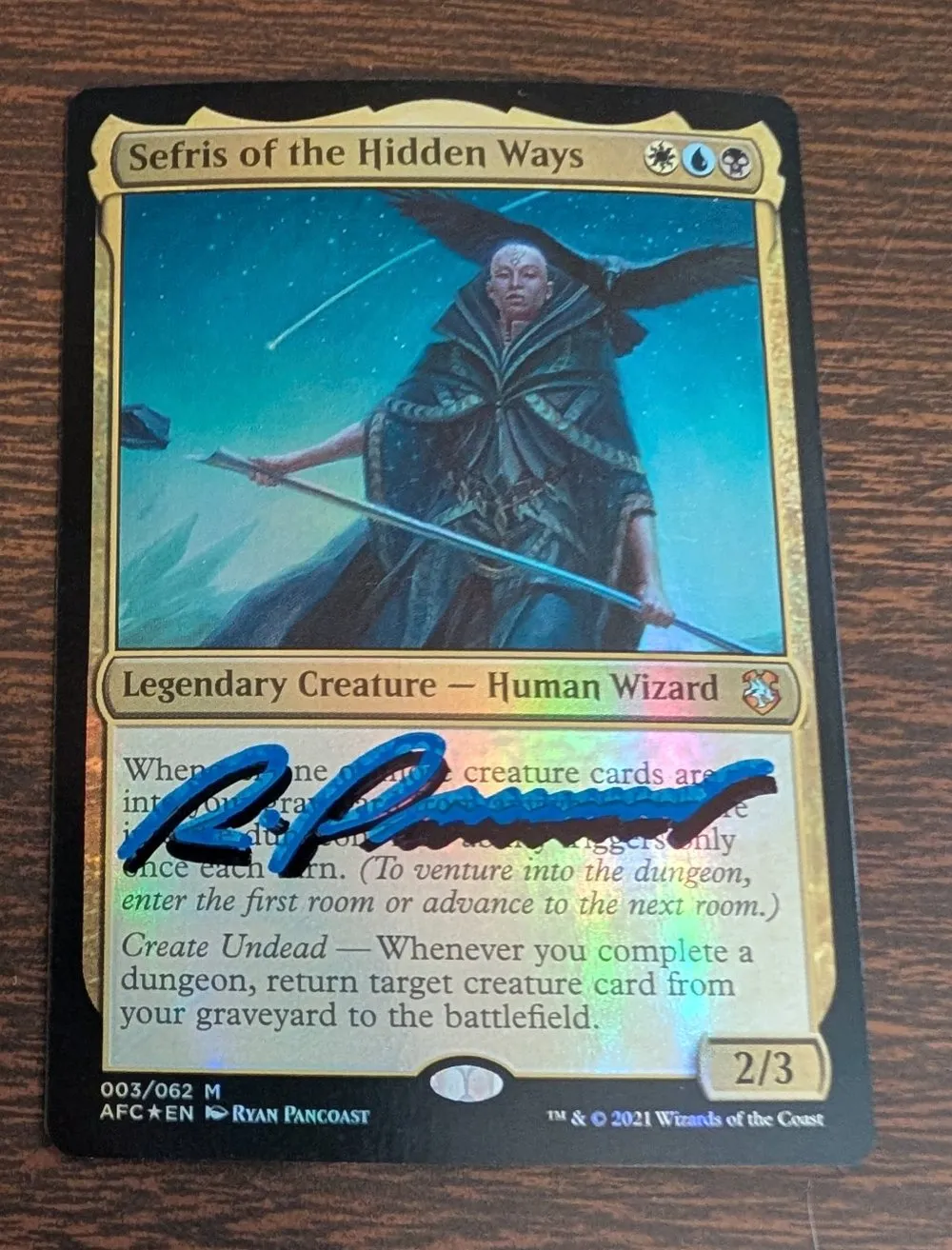 Sefris of the Hidden Ways *signed by Artisy*