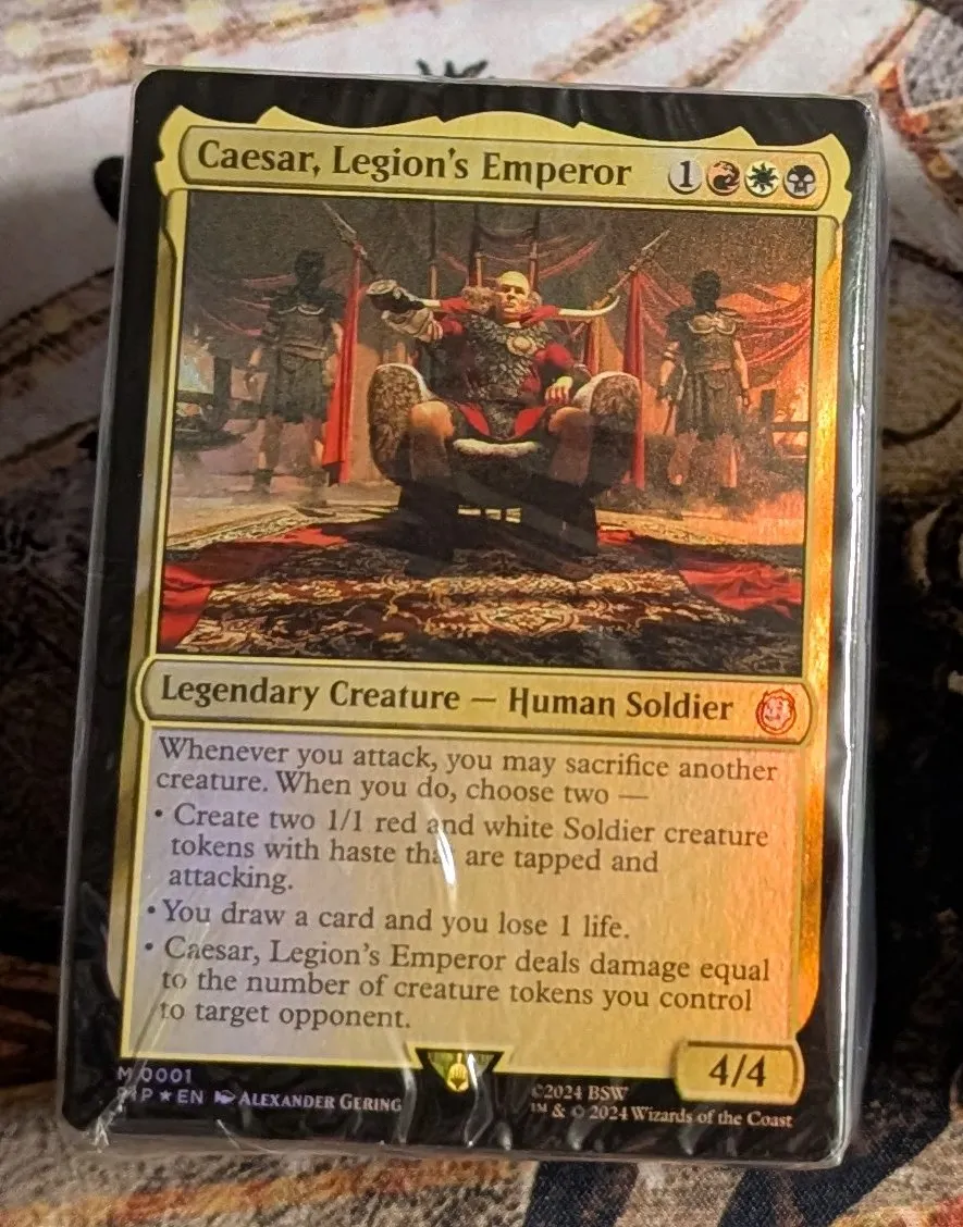 Hail Caesar Precon Commander Deck Caesar, Legion’s Emperor *sealed no box*